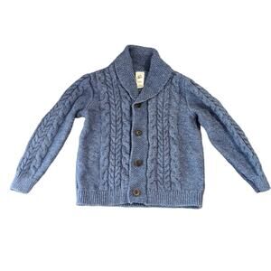 baby B'gosh Blue Cable Knit Cardigan Sweater 24M